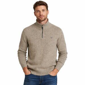 American Eagle Sweater Small Gray 1/4 Zip Pullover NWOT